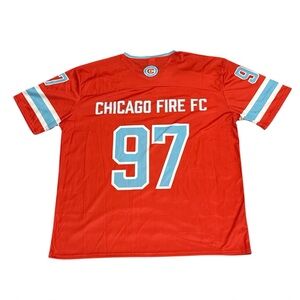 Chicago Fire FC Red  SGA Football Style Soccer Jersey The 6/14/2025 Mens XL